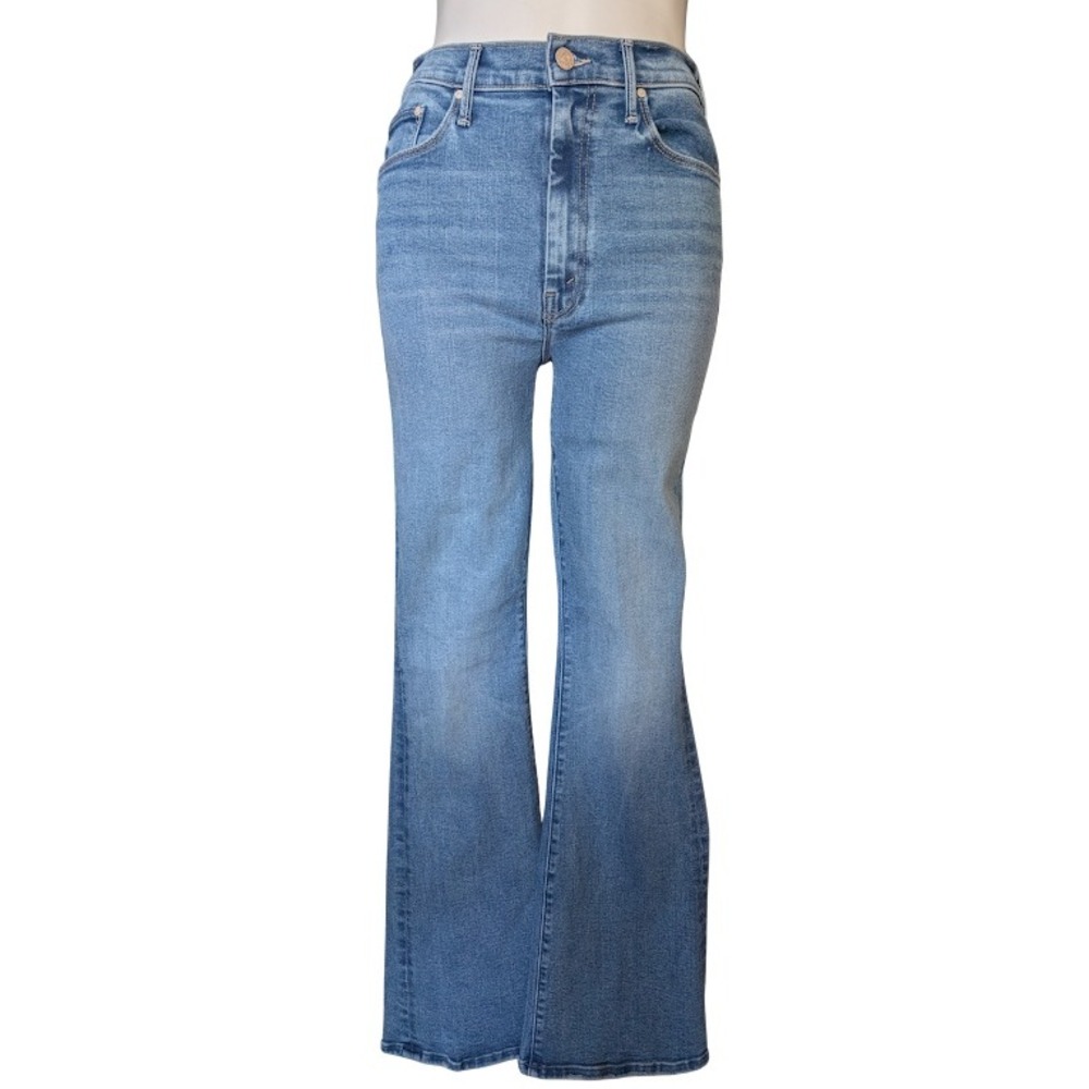 NWOT Mother High Waisted Weekender Skimp - Swing and a Miss Flare Jeans Size‎ 90